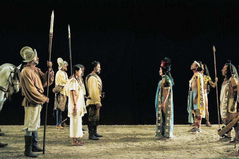 El documental de 90 minutos fue grabado en locaciones de Quintana Roo y se basa en estudios de investigadores, así como en libros sobre la Conquista y Códices. Foto: CORTESÍA PRODUCCIÓN INMEDIA