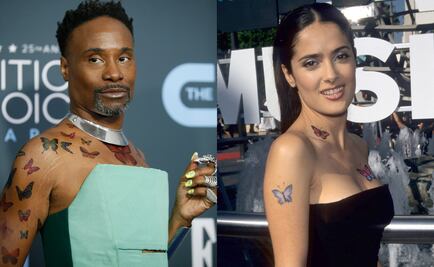 Salma Hayek lo hizo primero: Billy Porter impacta con look y tatuajes en los Critic's Choice Awards 2020