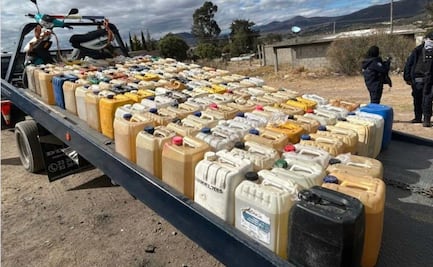 Decomisan más de 39 mil litros de hidrocarburo en dos municipios de Hidalgo; no se reportan detenidos