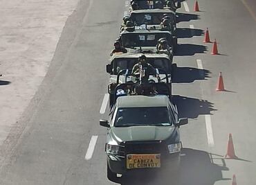 Llegan 300 militares a frontera norte de Sonora; reforzarán seguridad en la zona