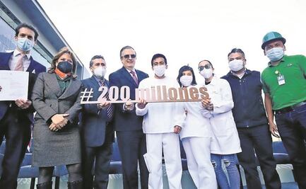 Garantiza SRE abasto de vacunas para 2022