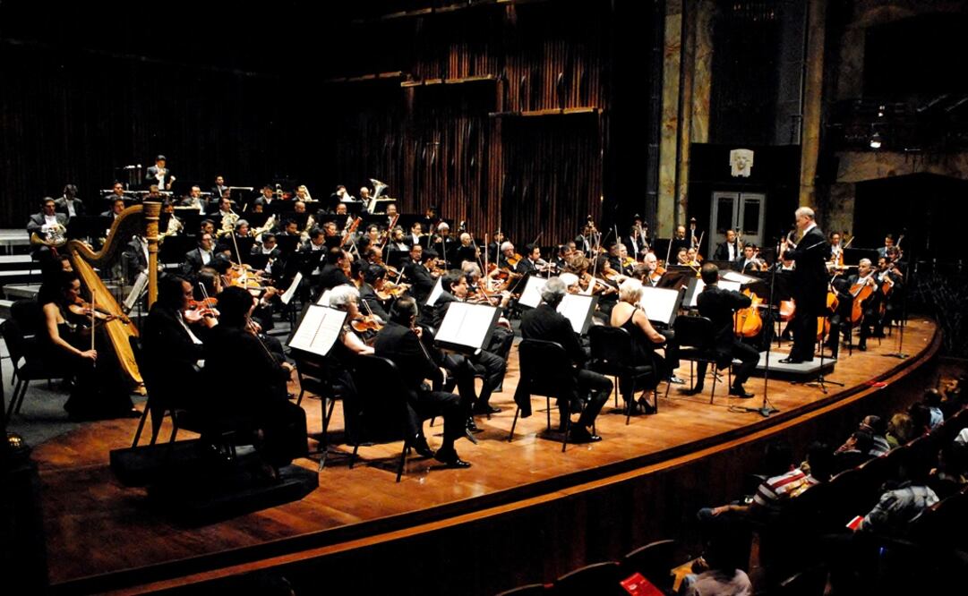 La Orquesta Sinfónica Nacional ofreció el concierto bajo la batuta de Carlos Miguel Prieto. Foto: Cortesía INBA