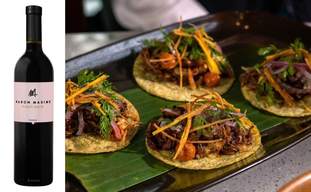 Andrea Lizárraga en Cantina Palacio. Foto: Instagram / especial