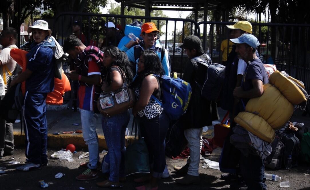 La embajada y consulados de Honduras en los estados de San Luis Potosí y Coahuila “acompañarán la movilización hasta llegar a la frontera”. Foto: Xinhua
