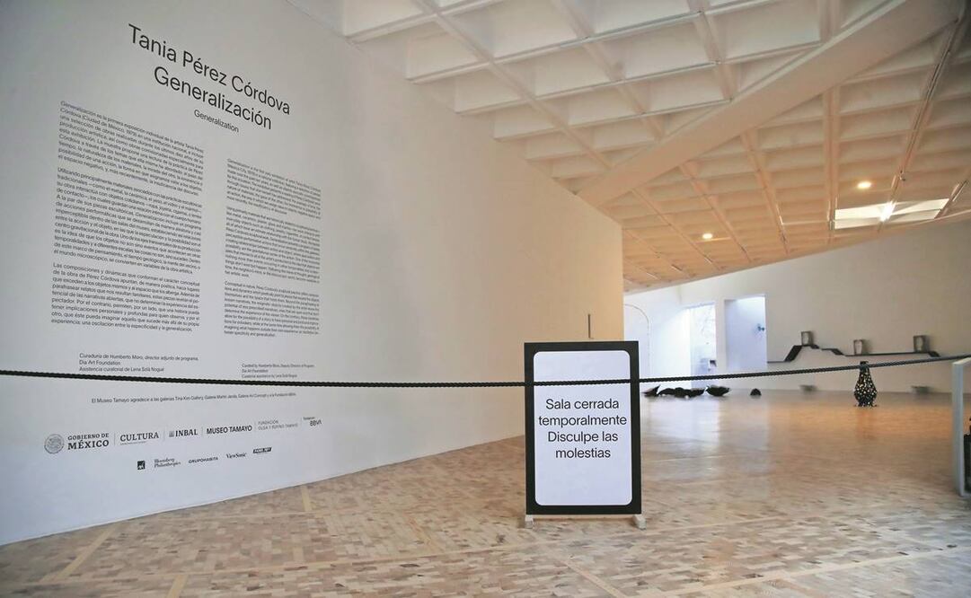 Elementos policiacos auxilian en las labores de vigilancia en el Museo Tamayo desde el pasado martes. Fotos: Valente Rosas y Diego Simón Sánchez