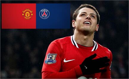 "Chicharito" jugará media hora con Manchester ante PSG