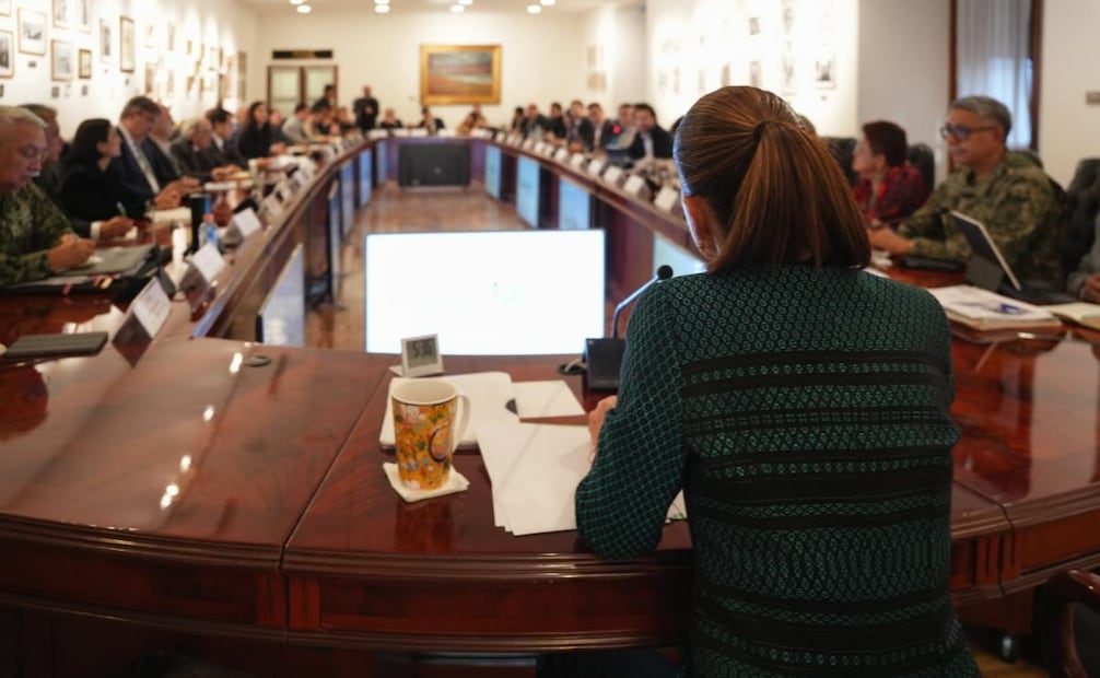 La presidenta Claudia Sheinbaum encabeza primera reunión con gabinete para Plan Michoacán por la Paz y la Justicia. Foto: Especial