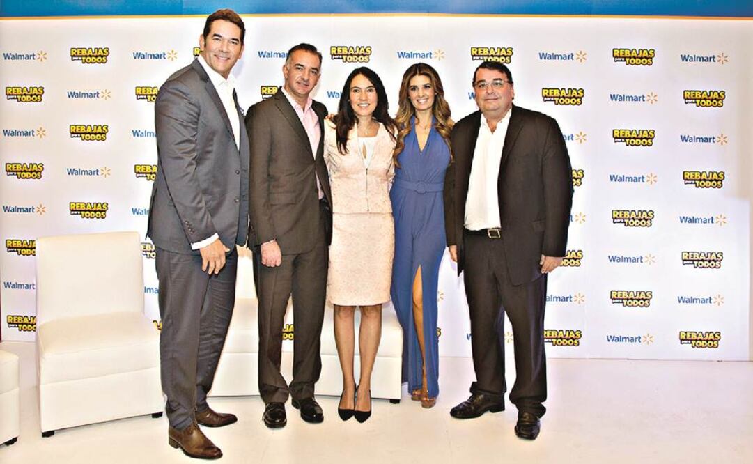 Actores y directivos de Walmart lanzaron la campaña “Rebajas para todos”