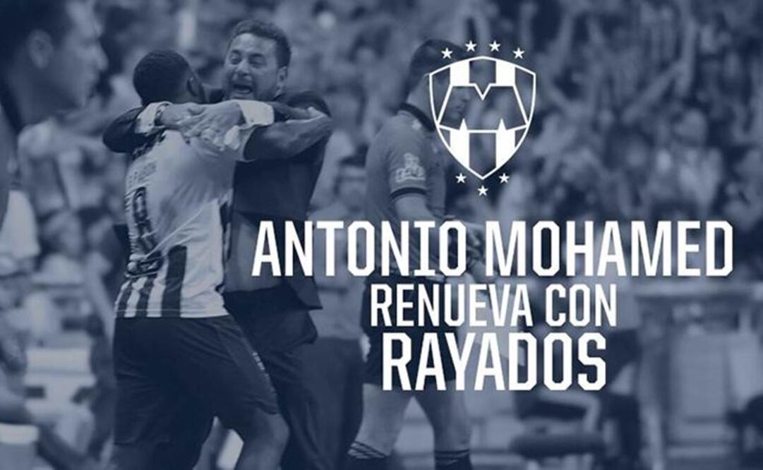 El argentino Antonio Mohamed fue ratificado como entrenador de los Rayados de Monterrey