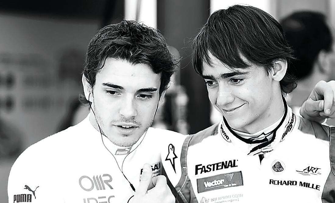 Jules Bianchi (izq.) falleció el viernes, a consecuencia de un accidente. (CORTESÍA ESTEBAN GUTIÉRREZ)