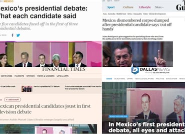 Así reportó el debate presidencial la prensa extranjera