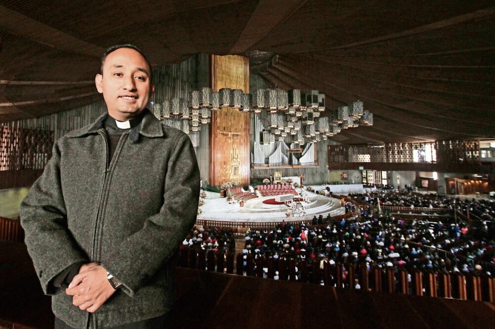 Andrés Enrique Sánchez dice que la Basílica está lista para recibir al Papa (CARLOS MEJÍA. EL UNIVERSAL)