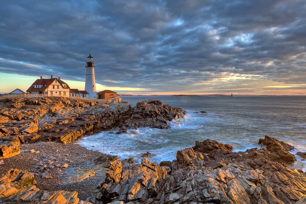 Cape Elizabeth, a unos 15 minutos de Portland. Es un pueblo junto a la costa de Casco Bay. Foto: John A. Anderson. iStock