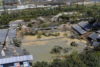Socavón en carretera de China deja 8 muertos y 3 desaparecidos