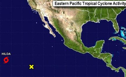 Tropical Storm Hilda strengthens far offshore in Pacific