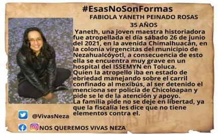 Fabiola Yaneth, lucha por su vida después de ser atropellada a bordo de su bicicleta