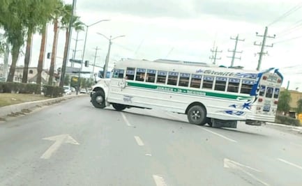 Se registran varios bloqueos en Reynosa tras ataque de civiles armados a elementos de la Guardia Estatal; arrojan ponchallantas
