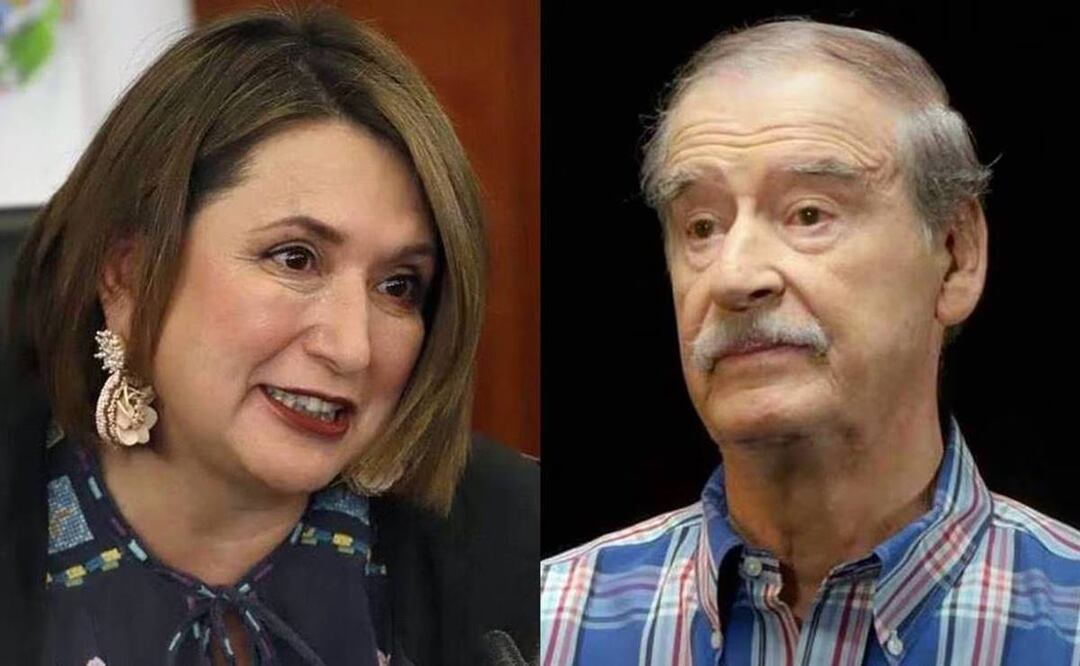 Xóchitl Gálvez / Vicente Fox. Foto: Especial