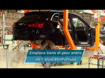 Empleos generados en enero, en nivel mínimo de 7 años #EnPortada