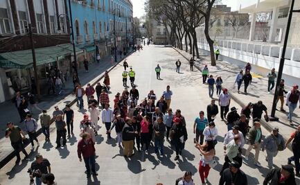 Sheinbaum recorre Centro Histórico para supervisar obras de rehabilitación 