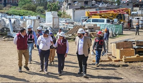 Mexicable Línea 3 avanza 53%; conectará la zona alta de Naucalpan