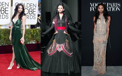 5 atuendos de Conchita Wurst que te robarán el aliento
