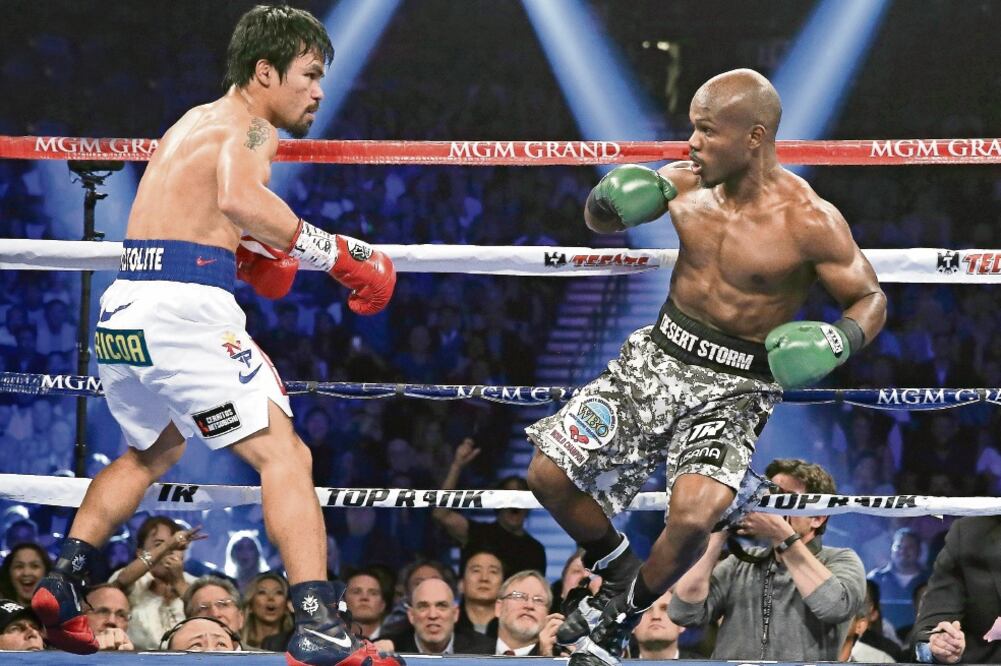 Manny Pacquiao ha pasado la mayor parte del año en una curul y en campaña electoral (ARCHIVO. EL UNIVERSAL)