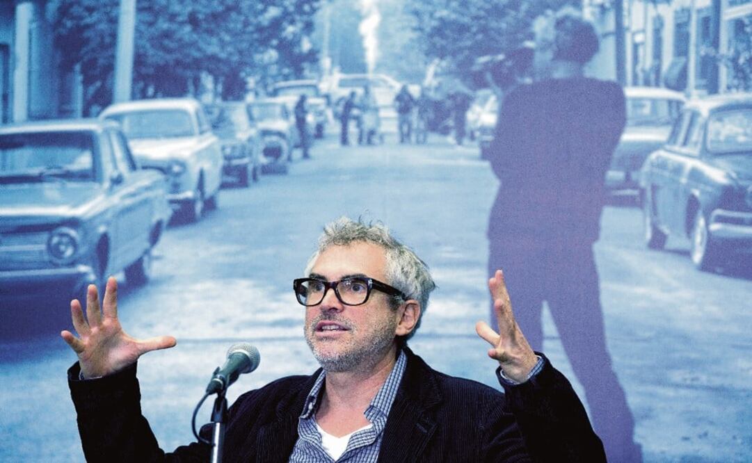 Alfonso Cuarón during a press conference in Mexico City - Photo: Rebecca Blackwell/EL UNIVERSAL