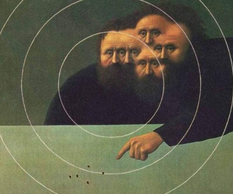 "Aquí es el centro", obra de Alfredo Castañeda (1984) Crédito: Revista Latitudes