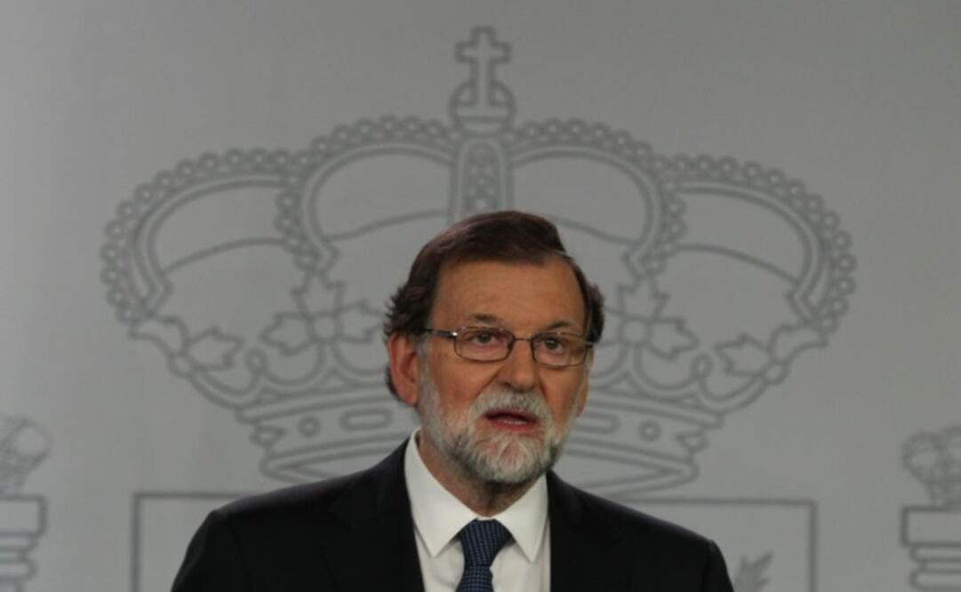 Spain's Prime Minister Mariano Rajoy delivers a statement at the Moncloa Palace in Madrid, Spain – Photo: Sergio Perez/REUTERS