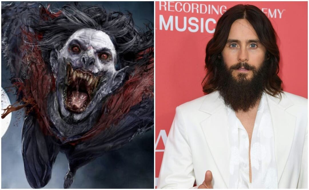 Morbius y Jared Leto. Fotos: Marvel y Archivo