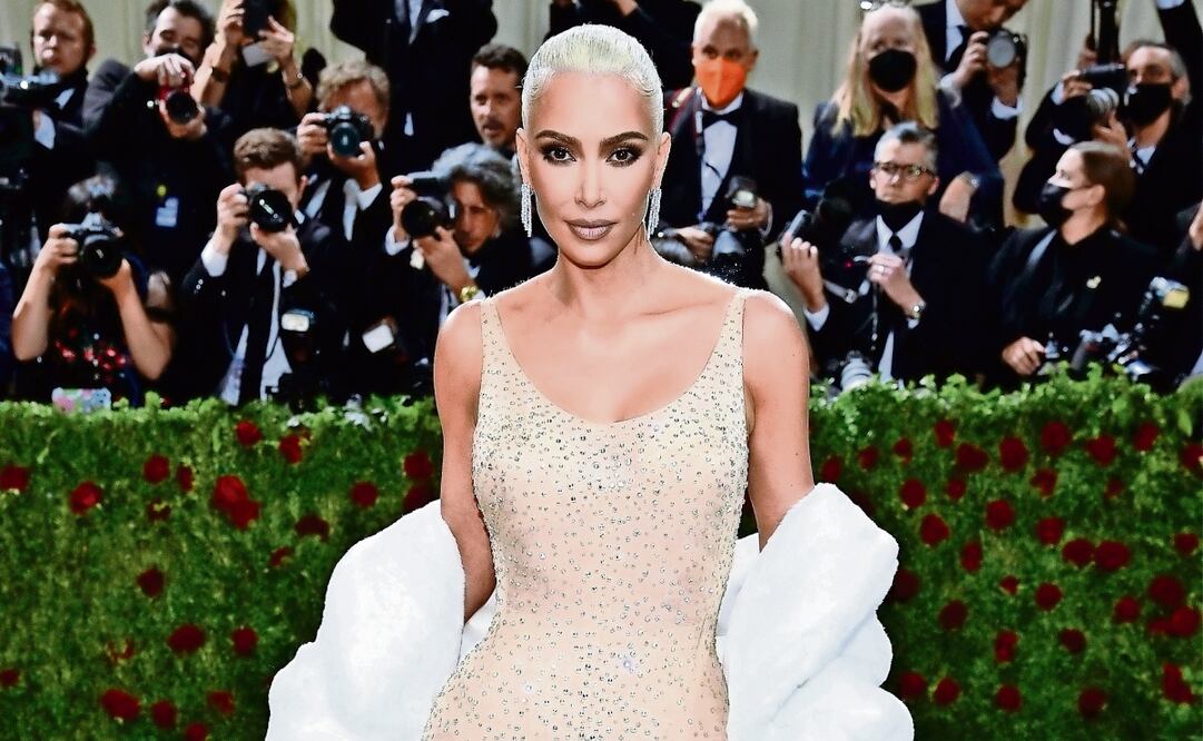 Kim Kardashian Para la Met Gala 2022 la socialité usó el fármaco para perder siete kilos en tres semanas. Foto: AP