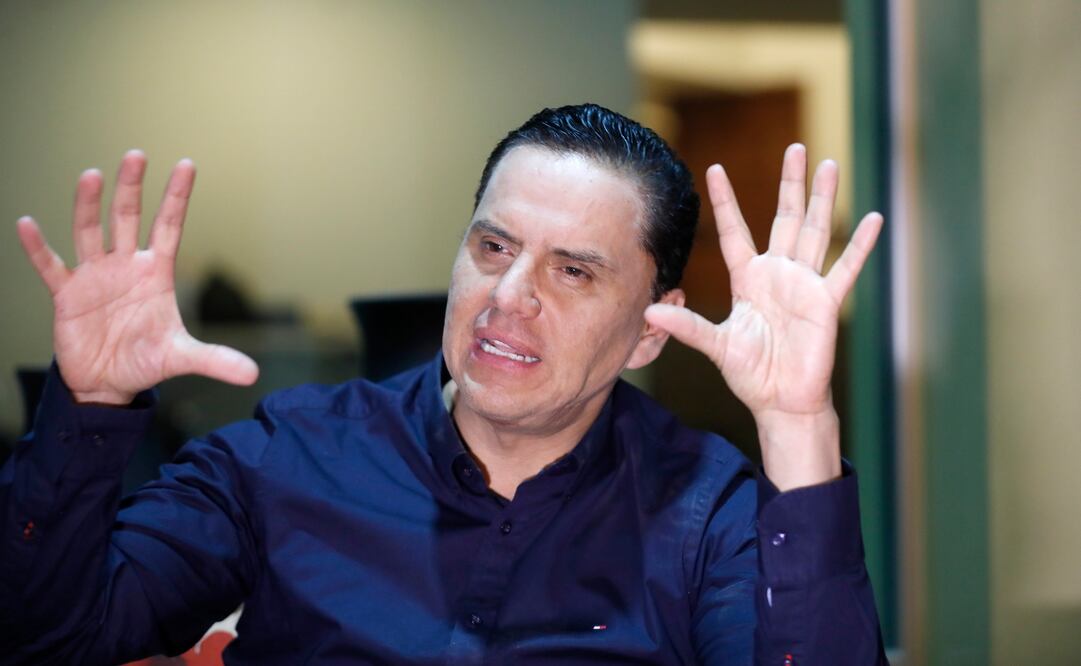 EL GOBERNADOR DE NAYARIT, ROBERTO SANDOVAL, EN ENTREVISTA EN LA CASA DE GOBIERNO EN TEPIC NAYARIT. FOTO: LUIS CORTES