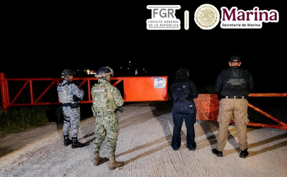 Detienen a 6 personas tras cateo en rancho de Campeche ligado al tráfico de hidrocarburos (22/08/2026). Foto: Especial