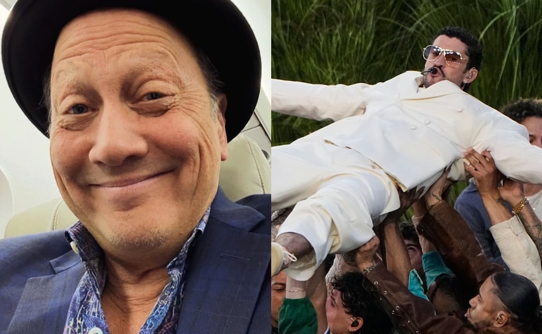 Rob Schneider se mostró inconforme con el espectáculo que Bad Bunny presentó durante el Super Bowl 2026. Foto: Instagram oficial/AP/Charlie Riedel.
