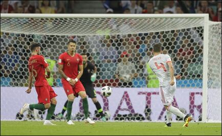 Nacho hace golazo contra Portugal