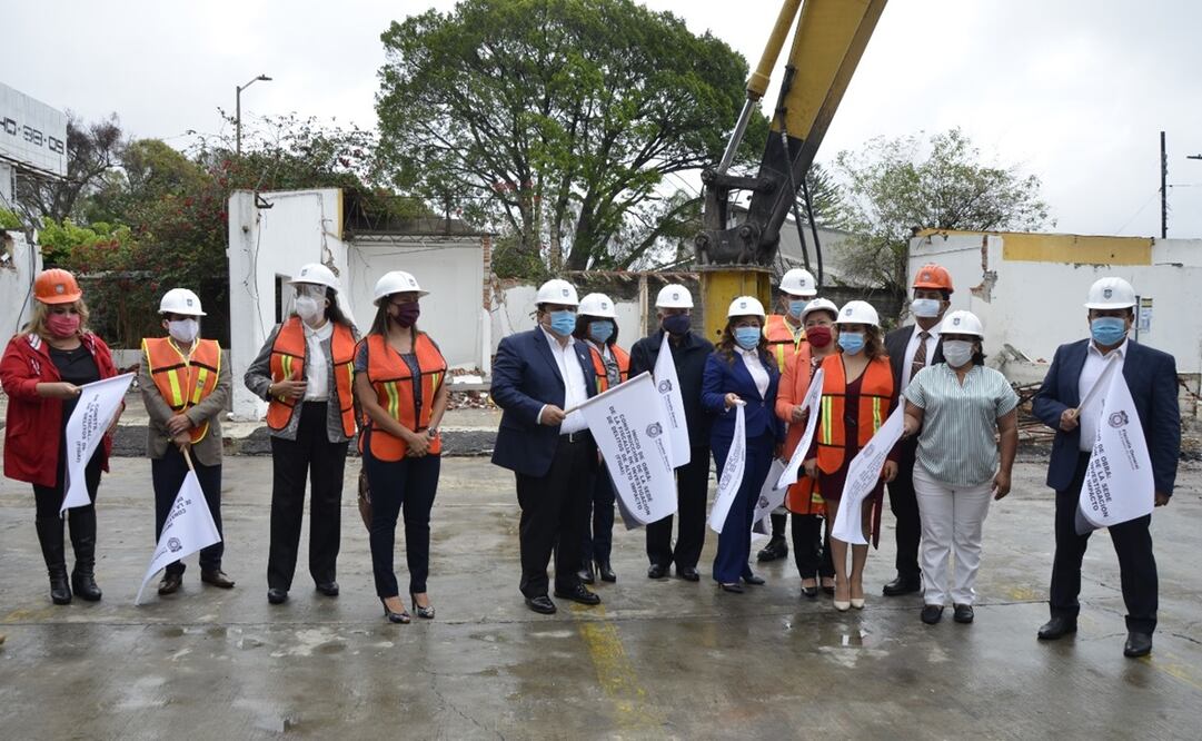 Acto oficial del inicio de obra de construcción de la sede de la Fiscalía de Investigación de Delitos de Alto Impacto de la Fiscalía General del Estado. Foto: Twitter @Fiscalia_Mor