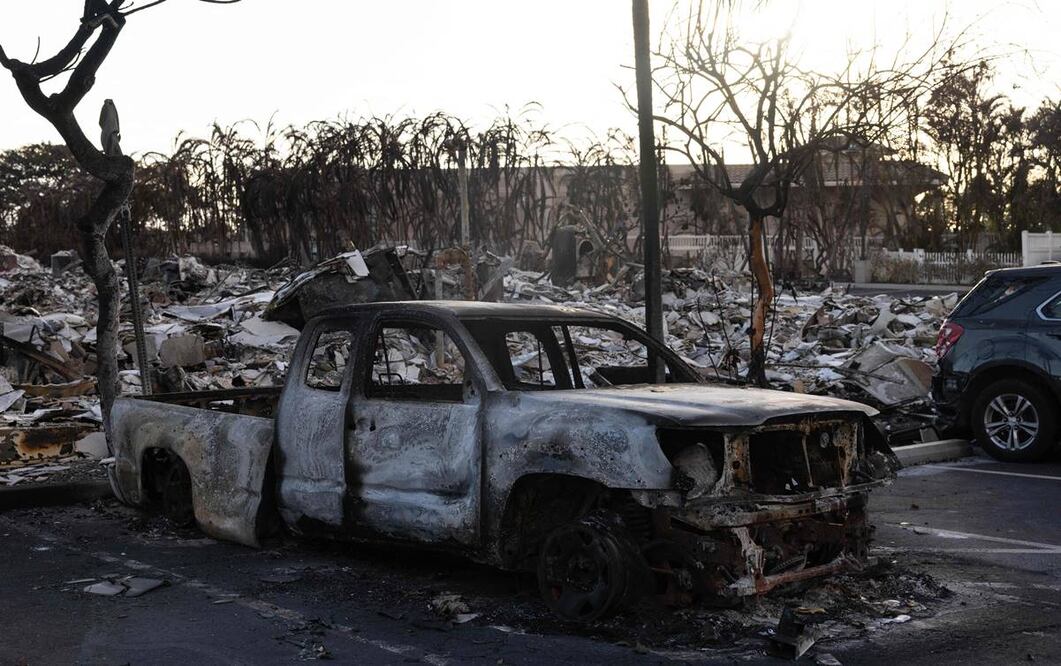 Incendios en Hawái. Foto: AFP