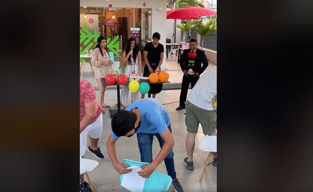 El video se viralizó en Facebook. 