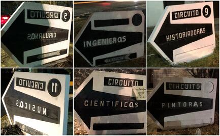 "Cirujanas, músicas…", cambian nomenclatura a calles de Ciudad Satélite