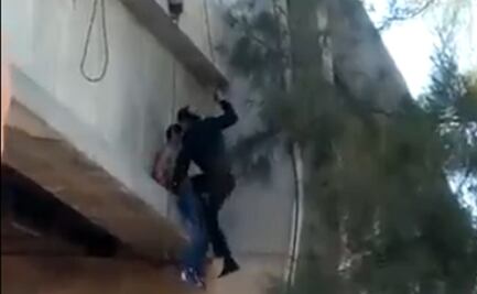 Policía que evitó suicidio en Pantitlán sufrió traumatismo craneoencefálico severo