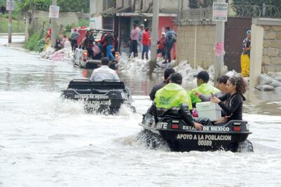 En Edomex, 157 sitios podrían inundarse