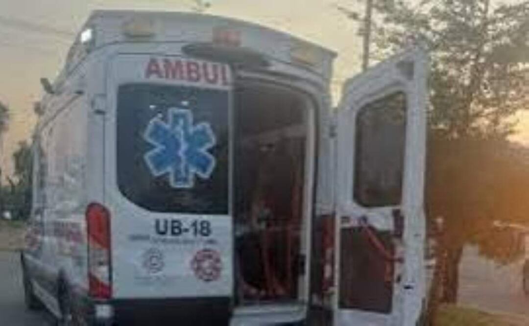 Dos menores lograron escapar y pedir ayuda a los vecinos, quienes alertaron a los elementos de la policía y paramédicos de Protección Civil sobre la mujer que atacaba a su hijo en Hidalgo (22/02/2025). Foto: Especial