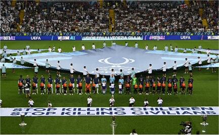 La UEFA manda un mensaje a Israel; "Dejen de matar niños, dejen de matar civiles"