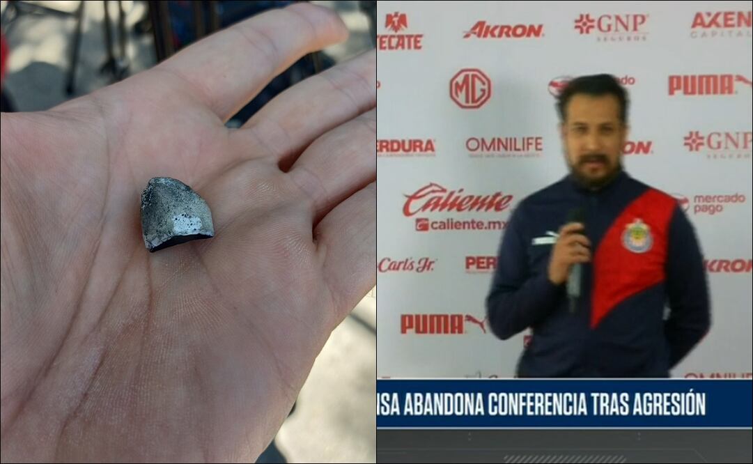 Jugadores de Chivas habrían lanzado un explosivo durante la conferencia de prensa previo al Clásico Tapatío / Foto: Especiales