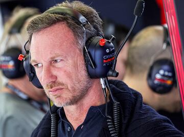 Christian Horner explota por la penalización a Checo Pérez en el GP de Abu Dhabi