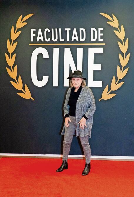 La Facultad de Cine, de la que ella fue fundadora hace siete años, le rindió homenaje. Foto de facultad del cine