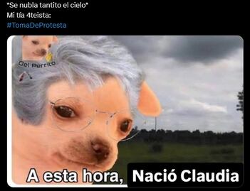 La salida de AMLO y la llegada de Claudia Sheinbaum, en los memes de la semana