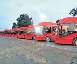Detenidas, 17 unidades nuevas del Metrobús