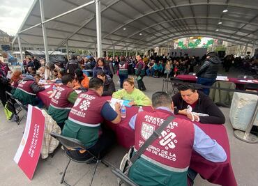 FOTOS: Así fue la primera audiencia ciudadana de Clara Brugada en el Zócalo